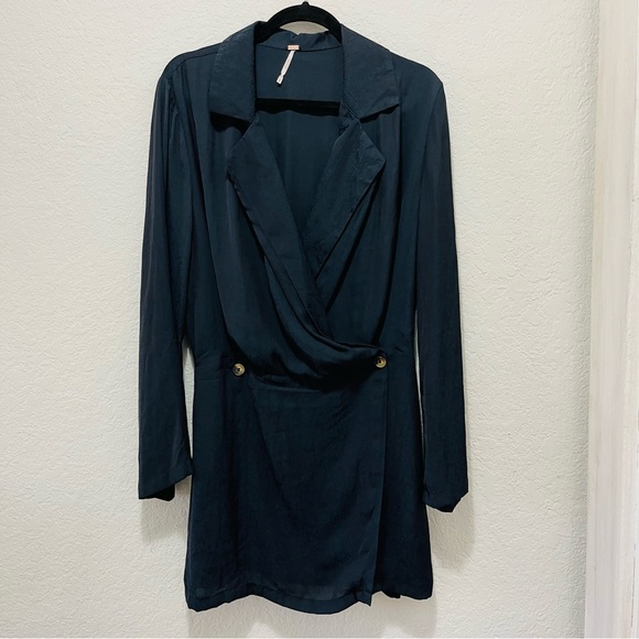 FREE PEOPLE SIMONE WRAP DRESS - SZ M - Picture 5 of 10